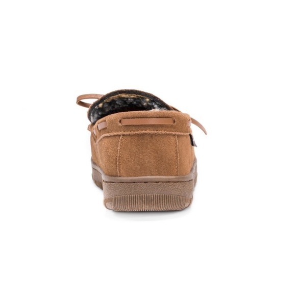 MUK LUKS Men\'s Paul Printed Berber Suede
Slipper-Tan 11 nwt